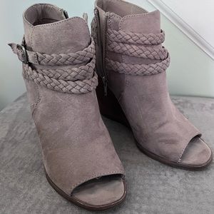 Madden Girl Peep Toe Wedge boots